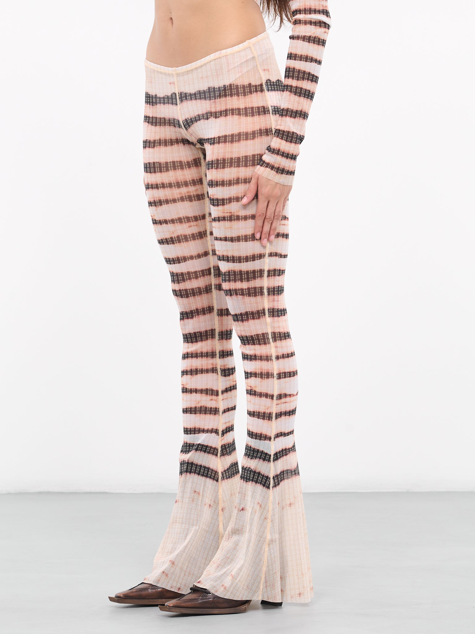 KNWLS Stripe Mariniere Leggings (PA077-T535-0360-ECRU-BROWN)