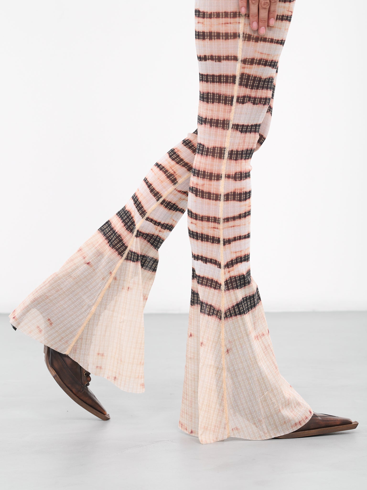 KNWLS Stripe Mariniere Leggings (PA077-T535-0360-ECRU-BROWN)