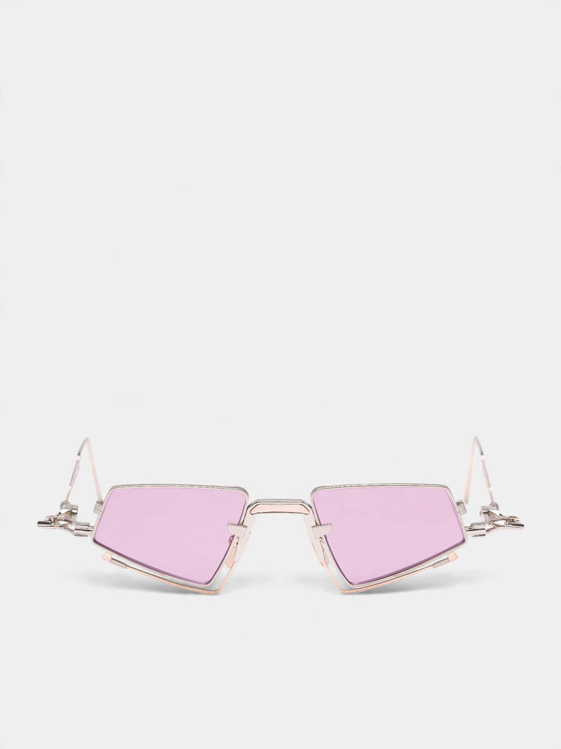 Bronze Padma Cat-Eye Sunglasses (PADMA-AXIS-BLEND-BRONZE-SILVER)