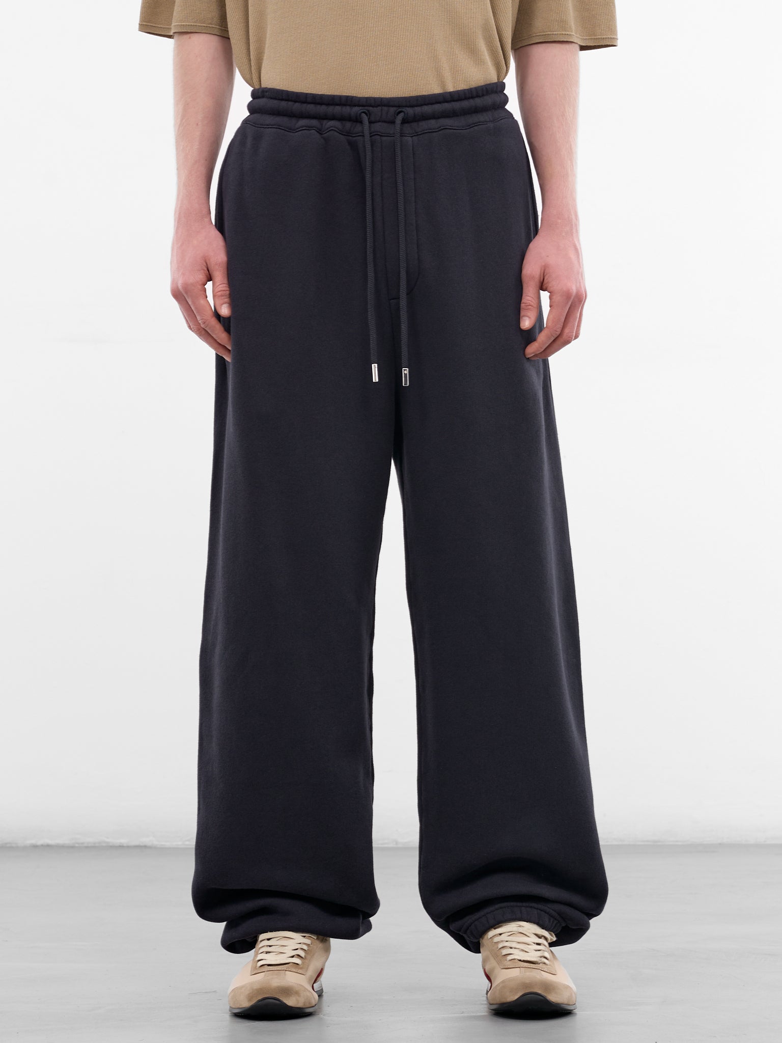 Navy Cotton Baggy Joggers (PAM00303AJ00262-DARK-NAVY)