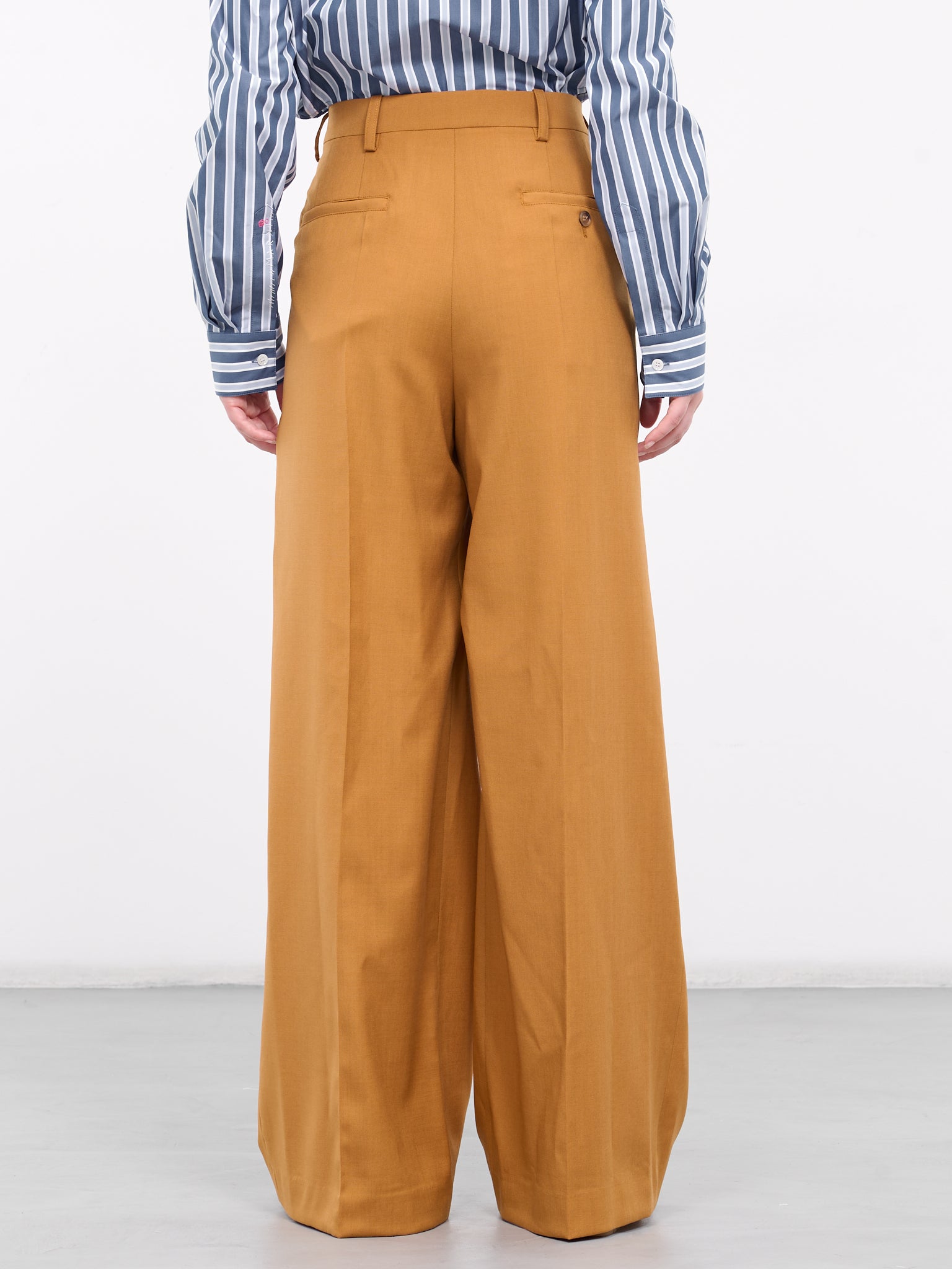 Wide Leg Trousers (PAMA0493SU-UTWA20-PUMPKIN)