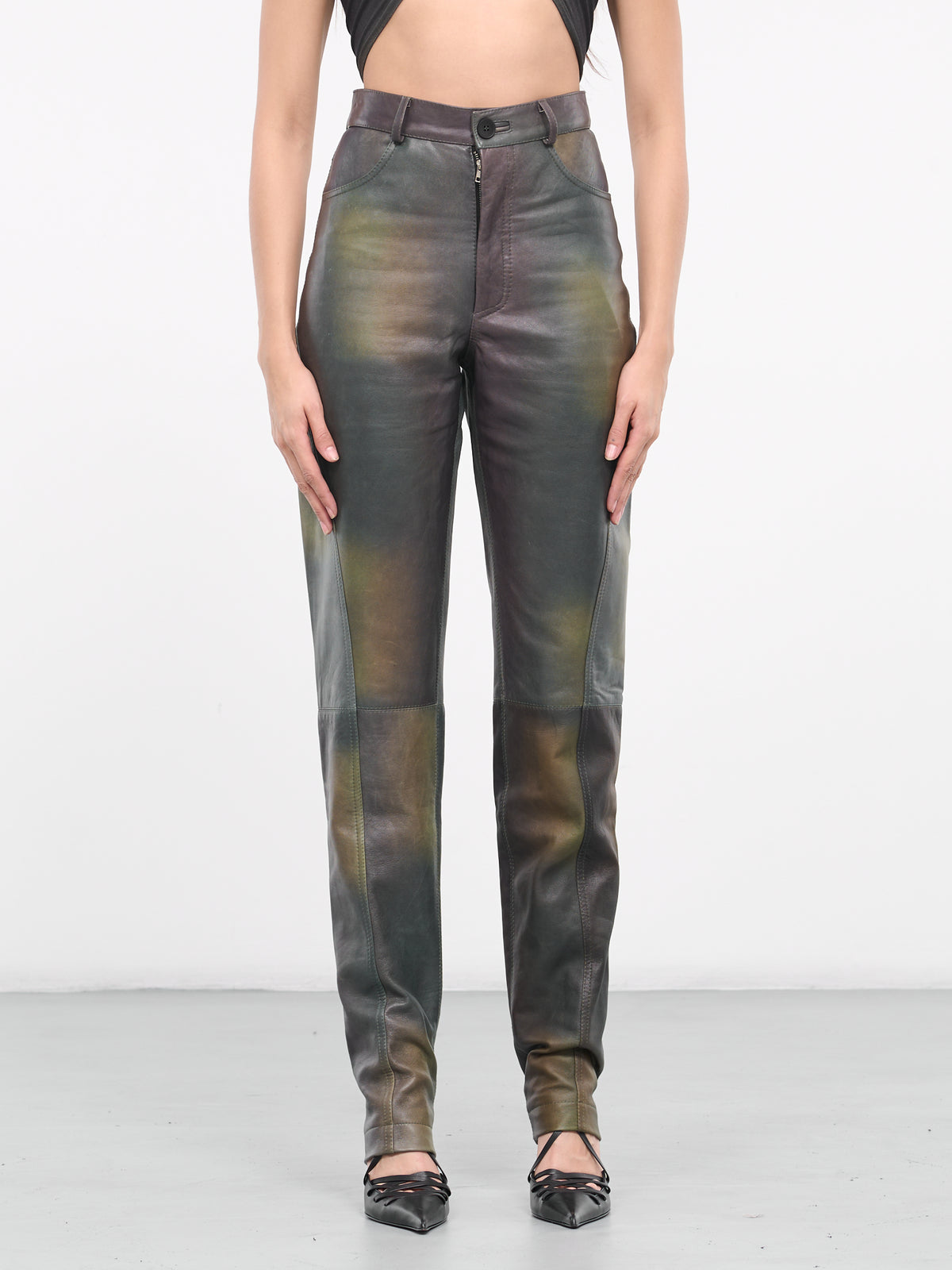 Printed Leather Pants (PANT-PRINT-03-PRINTED-DARK-GRE)