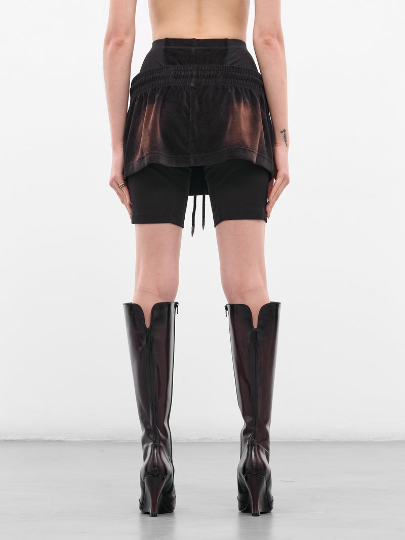 Dark Brown Layered Paris Skort (PASKO0DARK-DARK)
