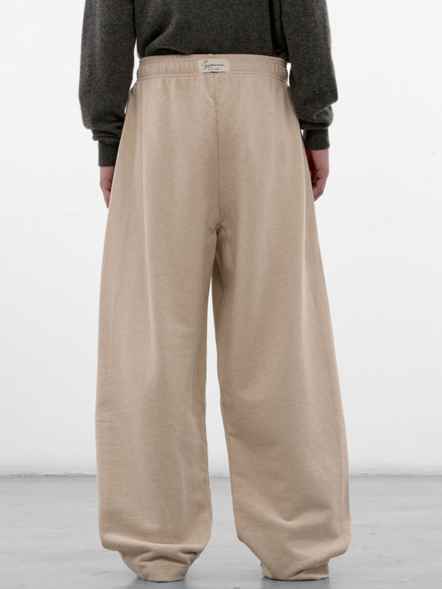 Beige Cotton Corso Sweatpants (PAU00286AJ00325-BEIGE)