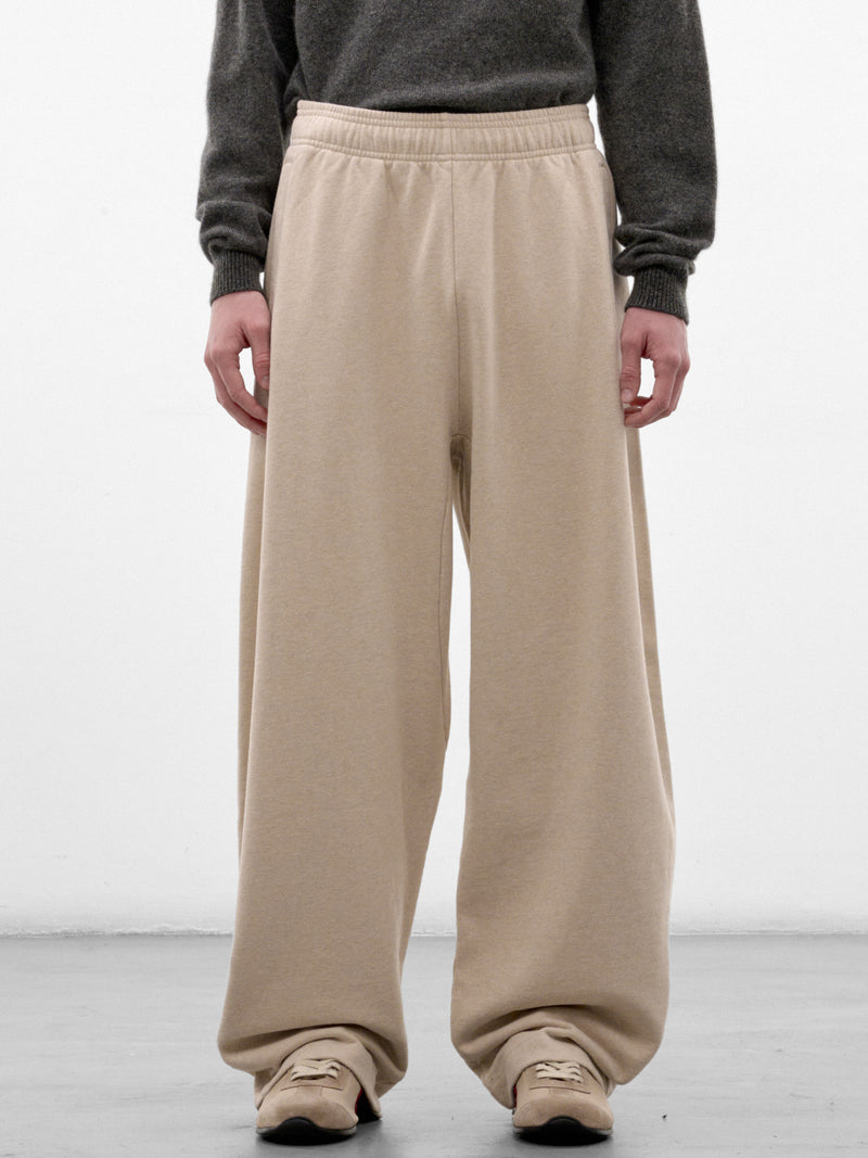 Beige Cotton Corso Sweatpants (PAU00286AJ00325-BEIGE)