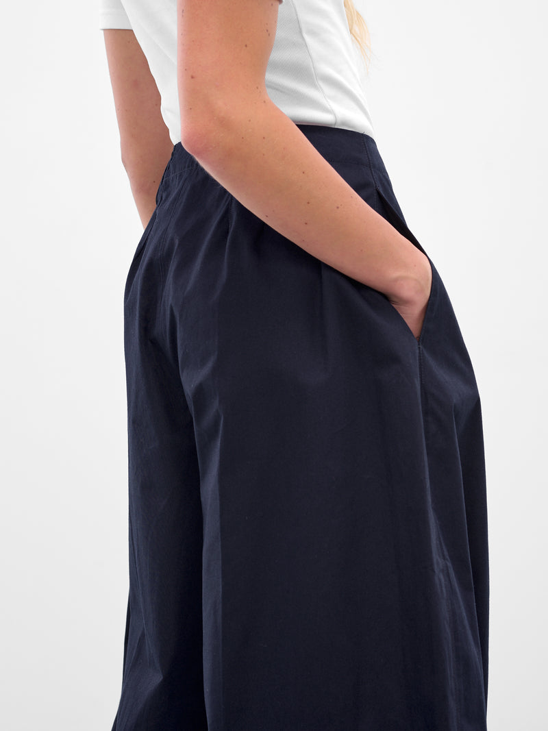 The Navy Wide Ovalo Pants (PAW00621AW00648-NAVY-BLUE)