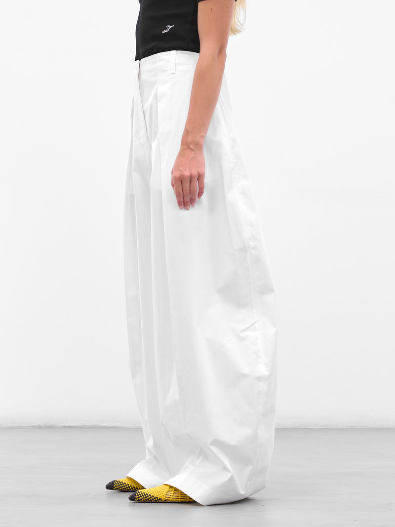 The White Wide Ovalo Pants (PAW0062AW00648-WHITE)