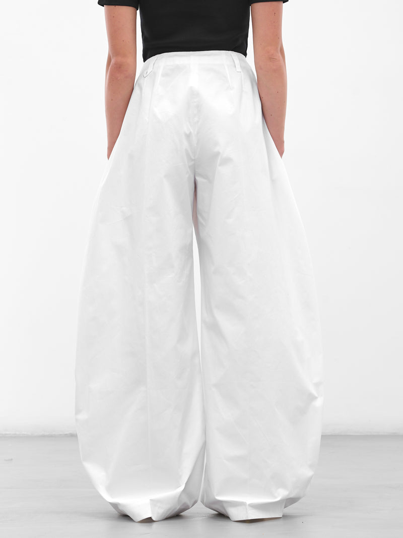 The White Wide Ovalo Pants (PAW0062AW00648-WHITE)