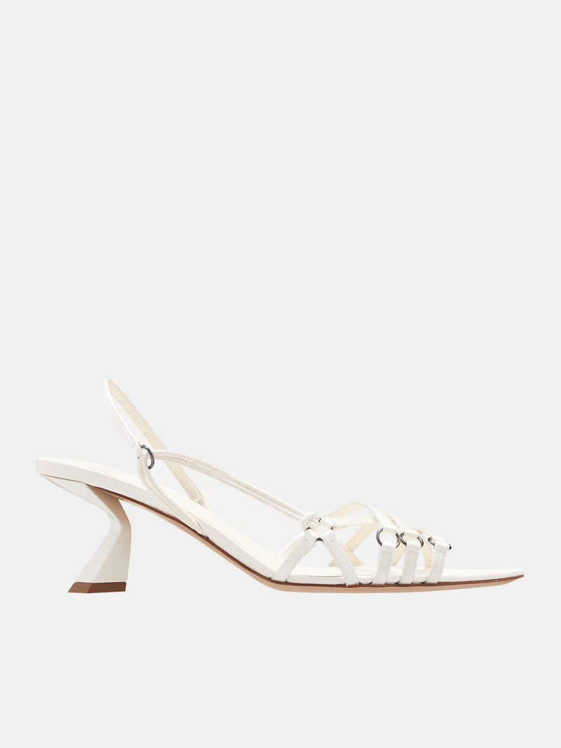 Low Heeled Sandals (PCW42025-OFF-WHITE)
