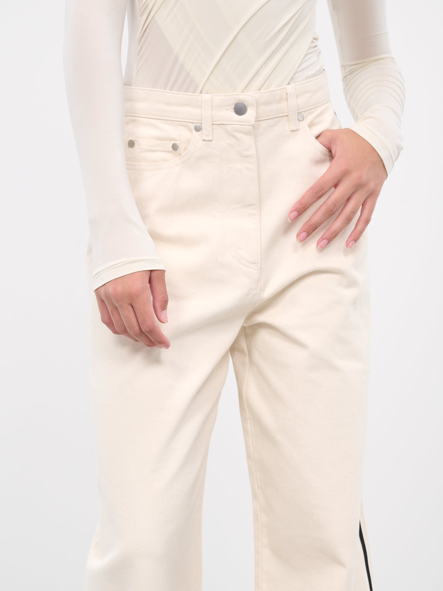 Oversized Jeans (PD-U-172-DE-OFF-WHITE)