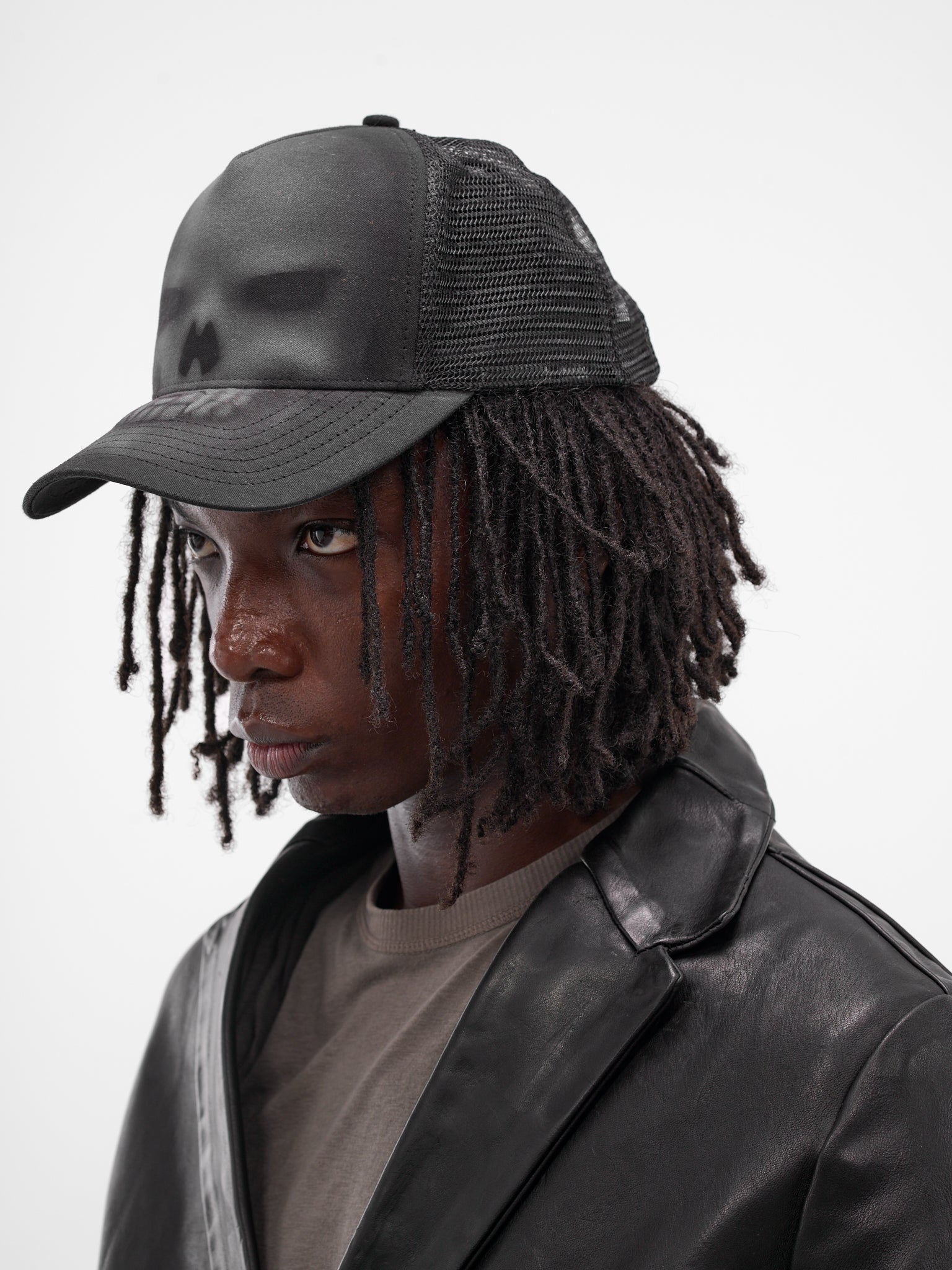 Black Peace Walker Trucker Hat (PEACE-WALKER-HAT-BLACK)