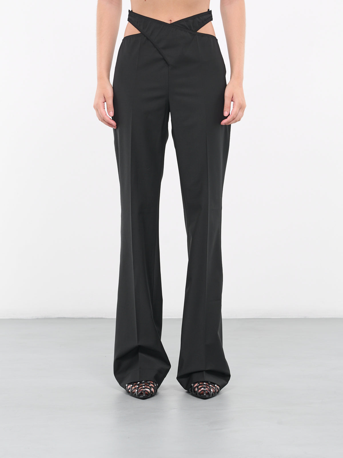 Criss-Cross Trousers (PF2347-BLACK)