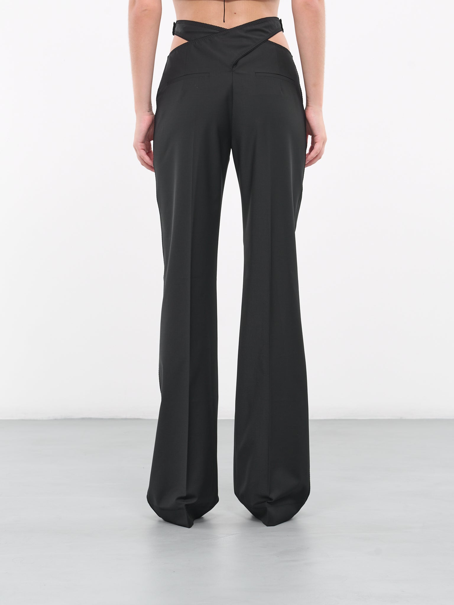 Criss-Cross Trousers (PF2347-BLACK)