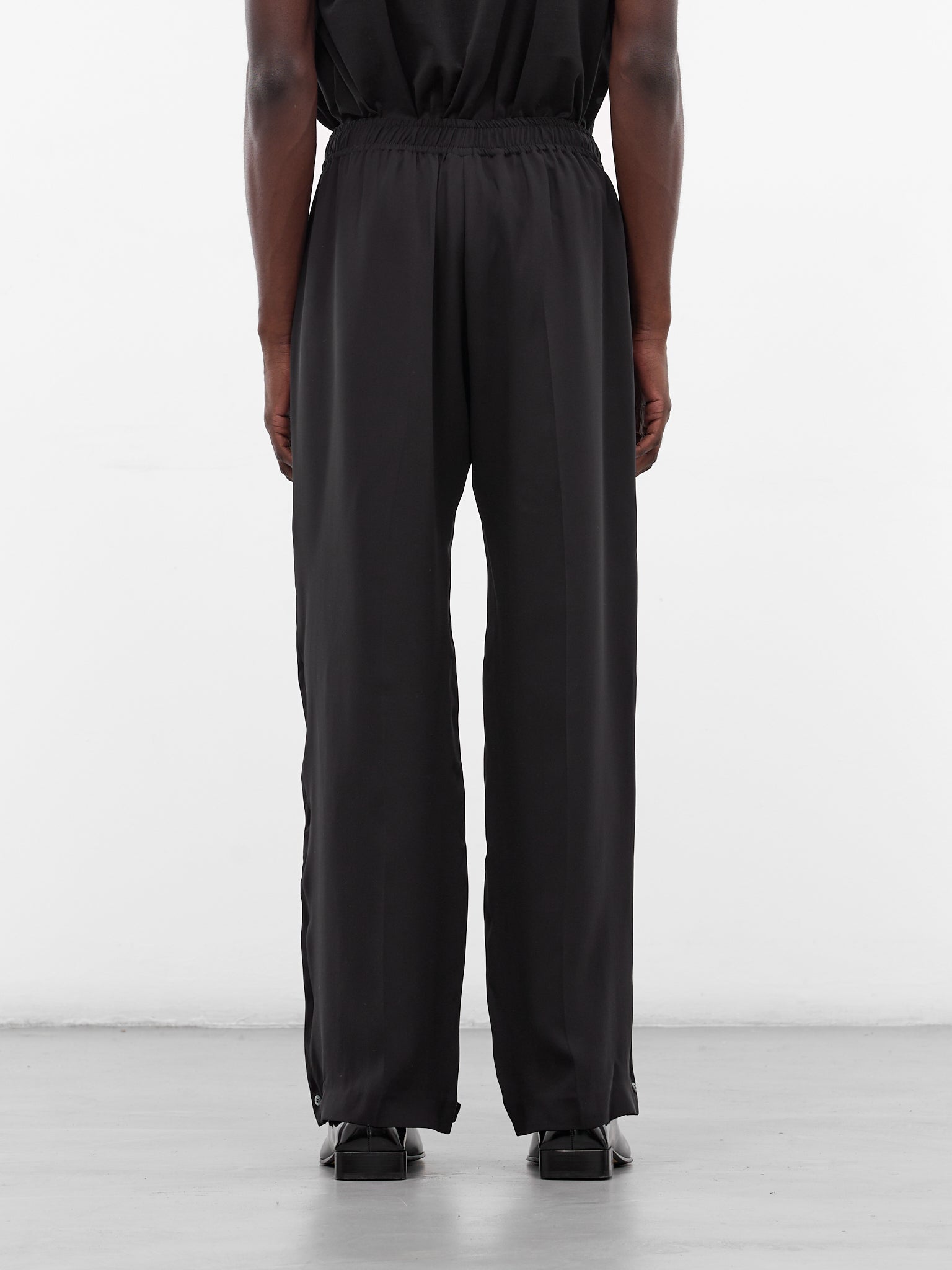 Black Cady Silk Pajama Pants (PIJAMA-PANTS-2-CADY-BLACK)
