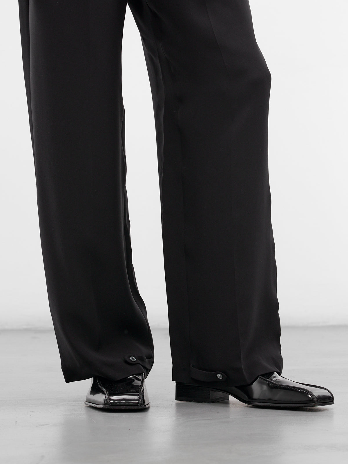 Black Cady Silk Pajama Pants (PIJAMA-PANTS-2-CADY-BLACK)