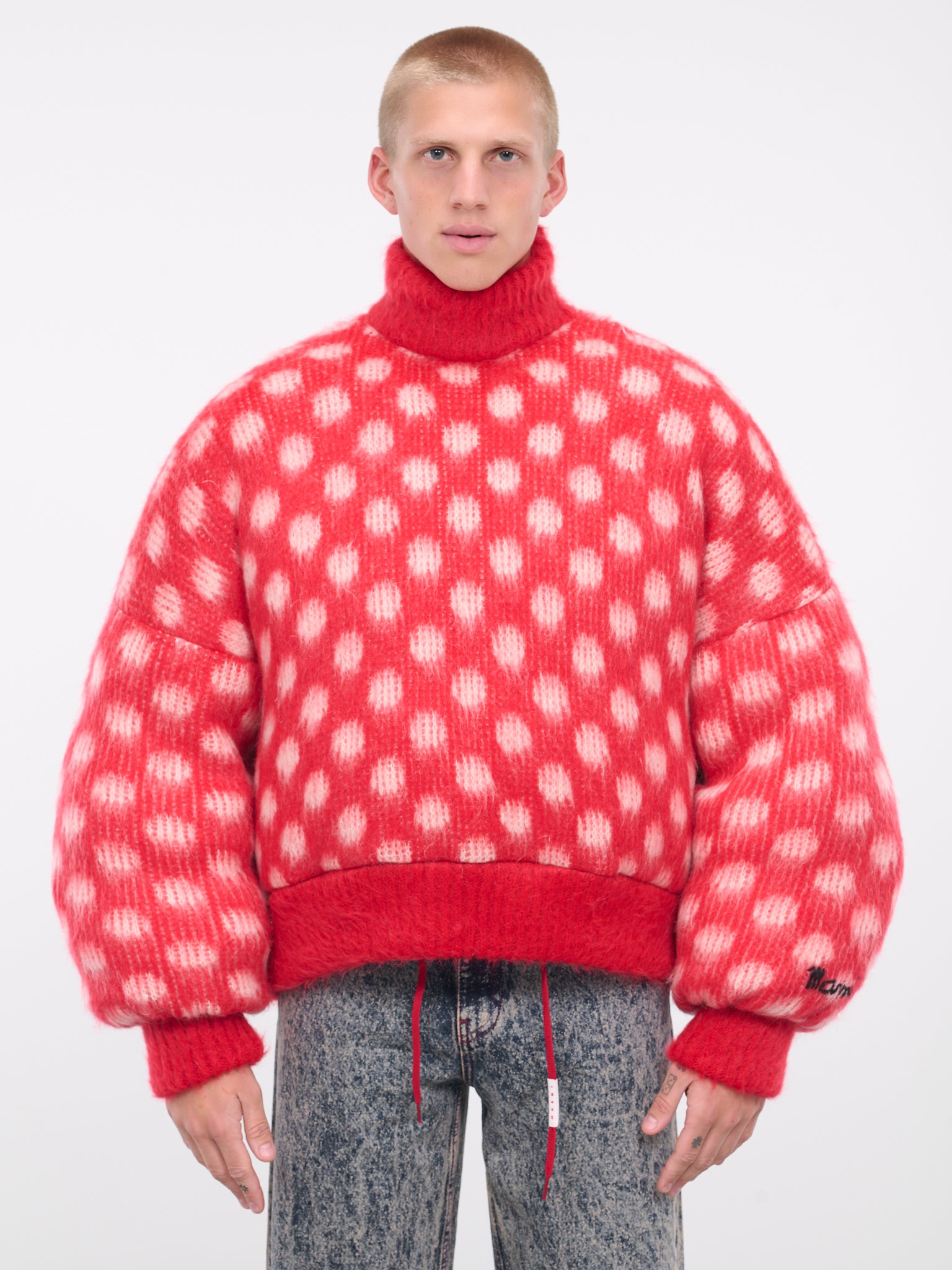 DZ Polka Dot Jumper (PIMU0026LT-USCM09-RED)