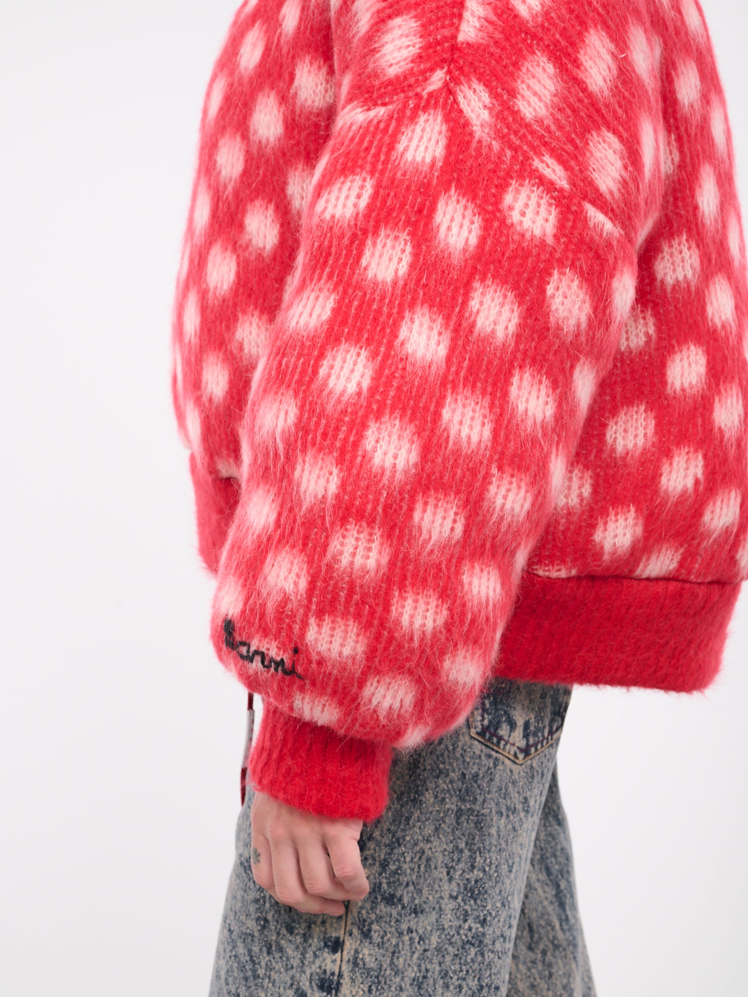 Polka discount dot jumper