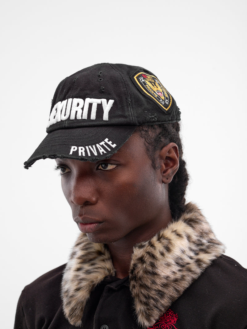Black Sexurity Distressed Cap (PIS26SSMA01-BLACK)