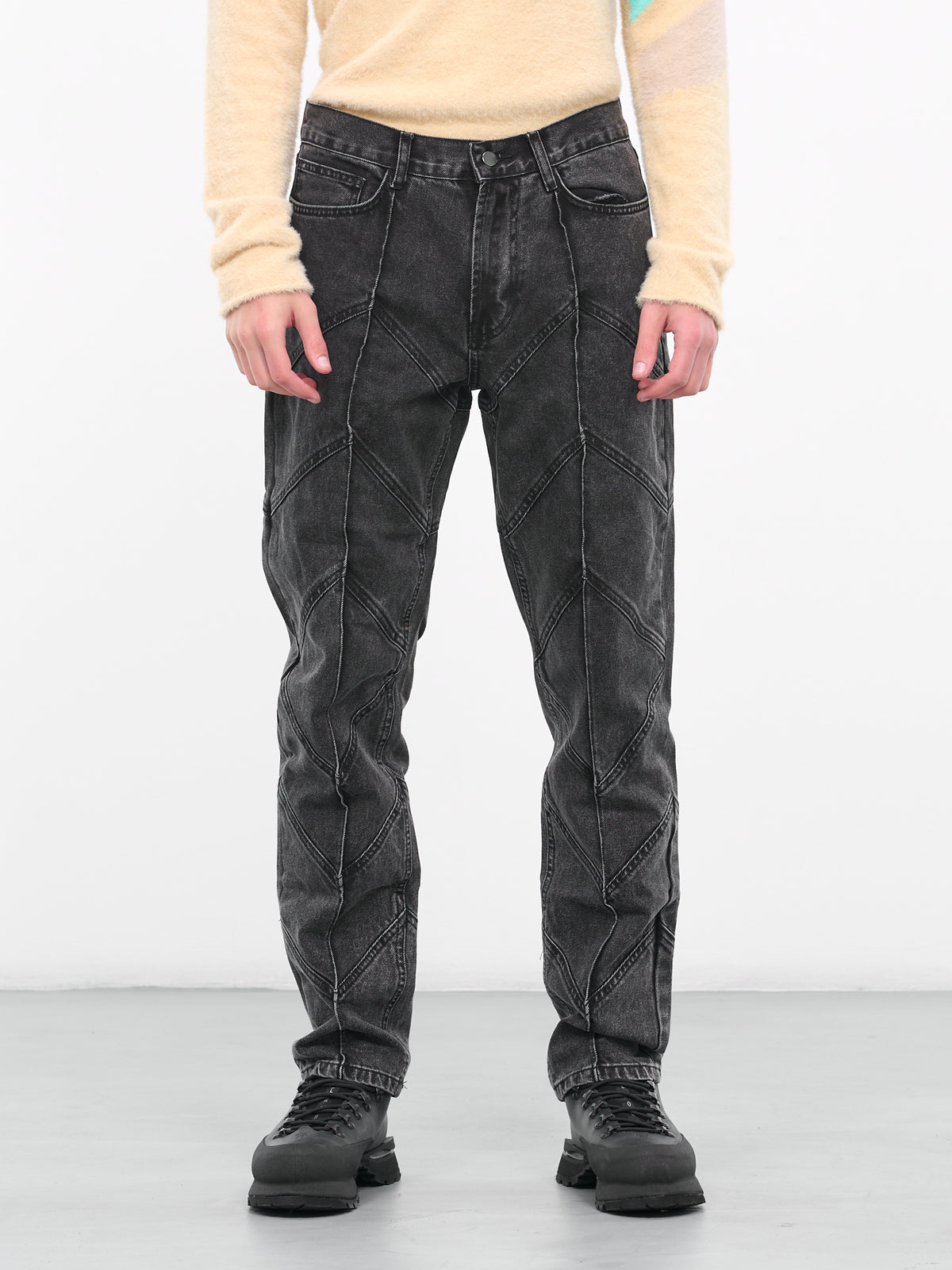 Jukebox Rave Jeans (PJ-01FG-JUBOX-RAVE-WASHED-BLAC)