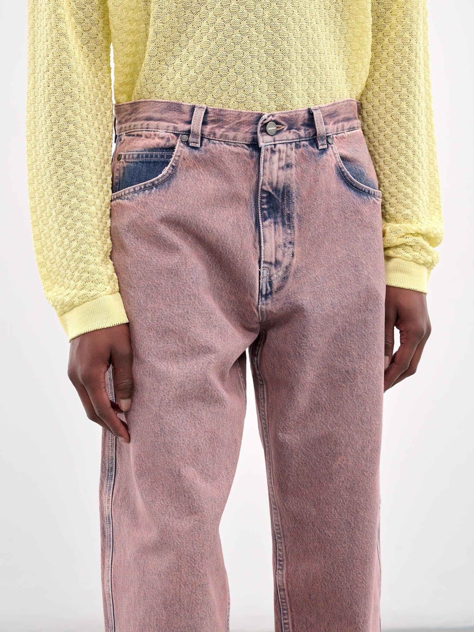Wide Leg Jeans (PJ002001-PINK)