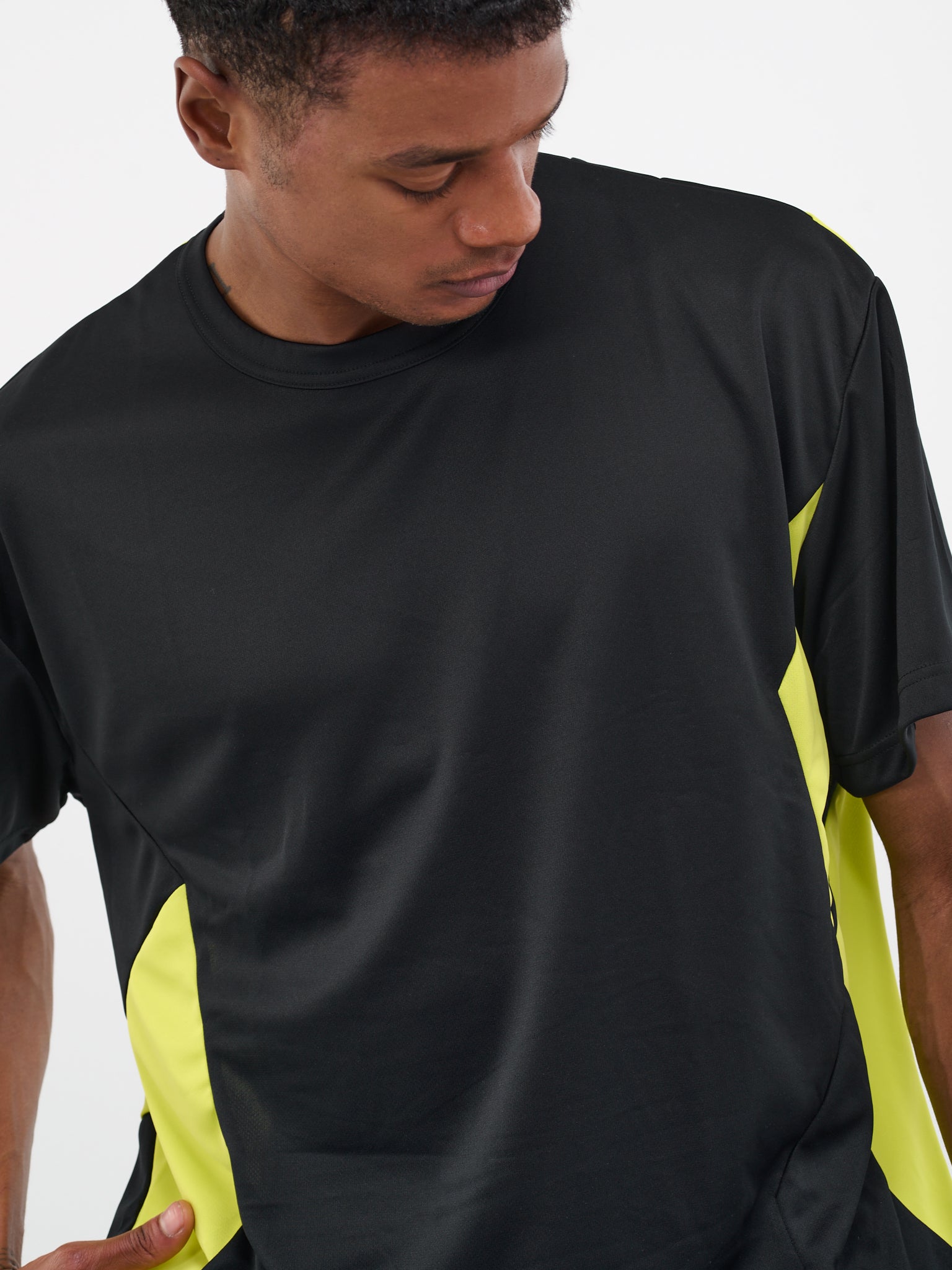 Checkered T-Shirt (PK-T013-051-BLACK)