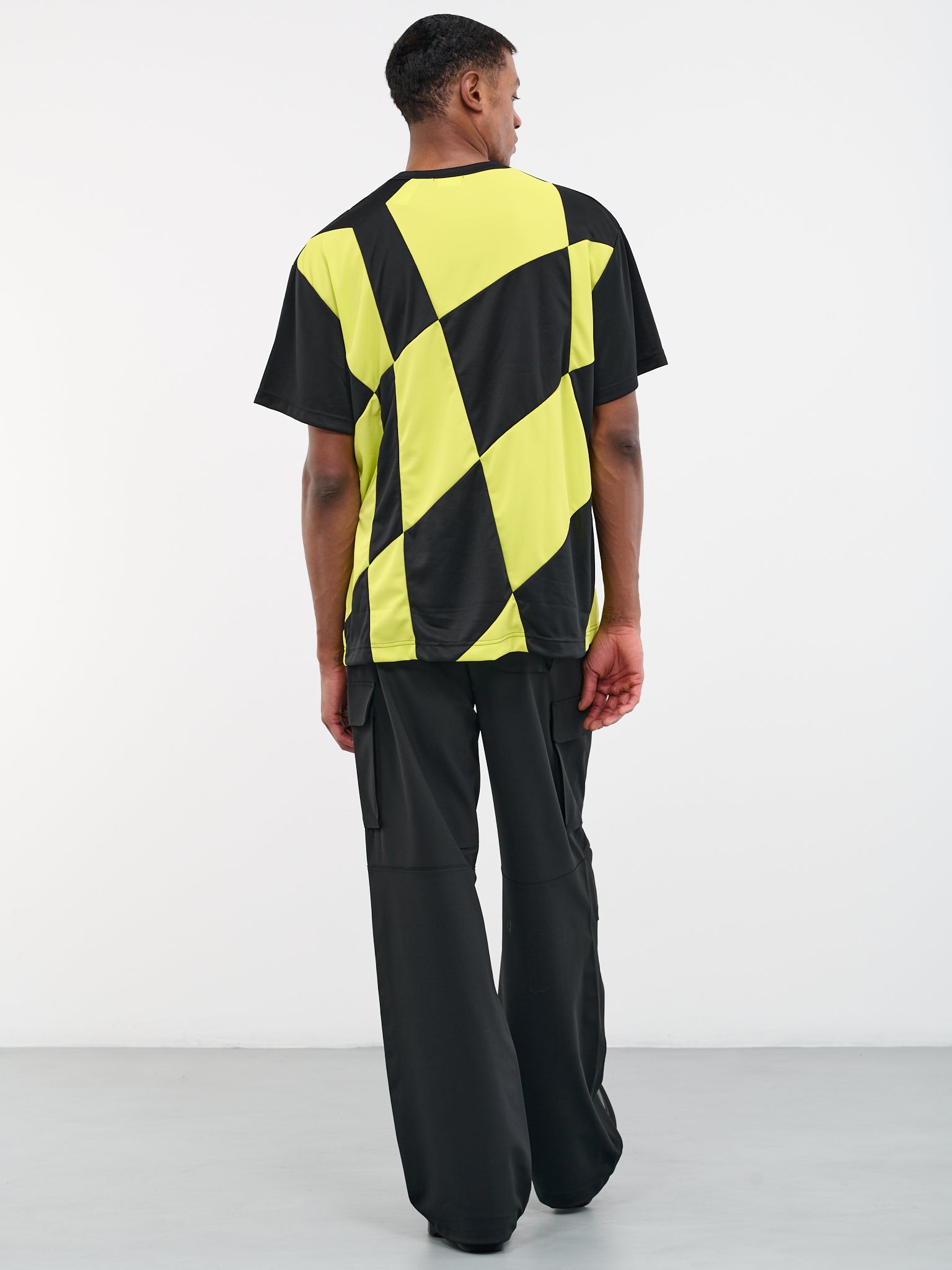 Checkered T-Shirt (PK-T013-051-BLACK)