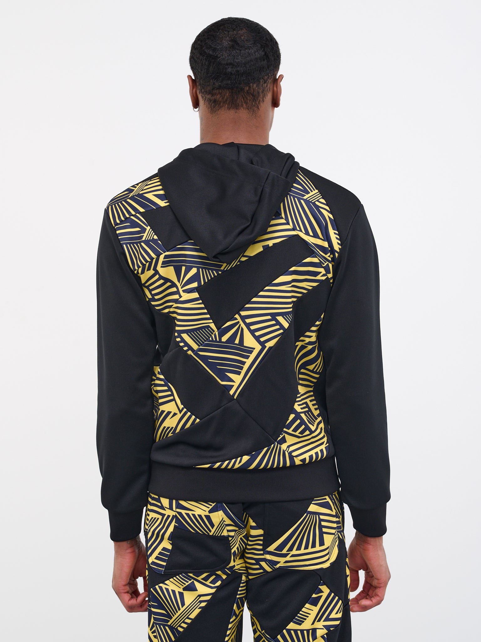 Geometric Zip Hoodie (PK-T014-051-BLACK)