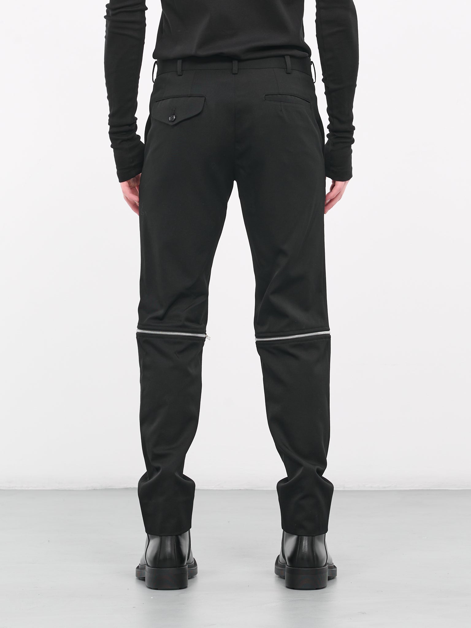 Zip Trousers (PL-P033-051-BLACK)