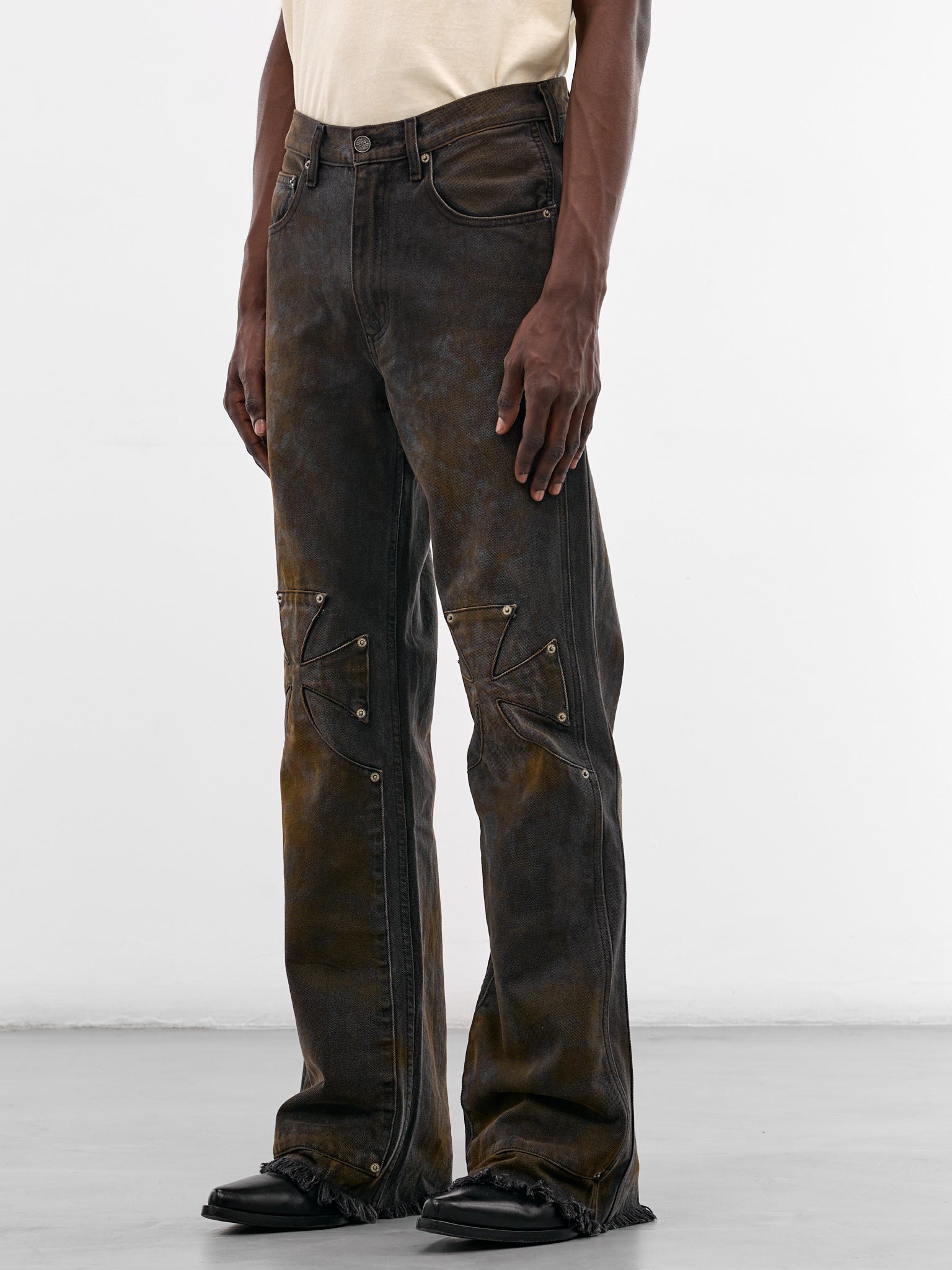 Dirty Black Chopper Carpenter Pants (PNT01-DBLK-DIRTY-BLACK)