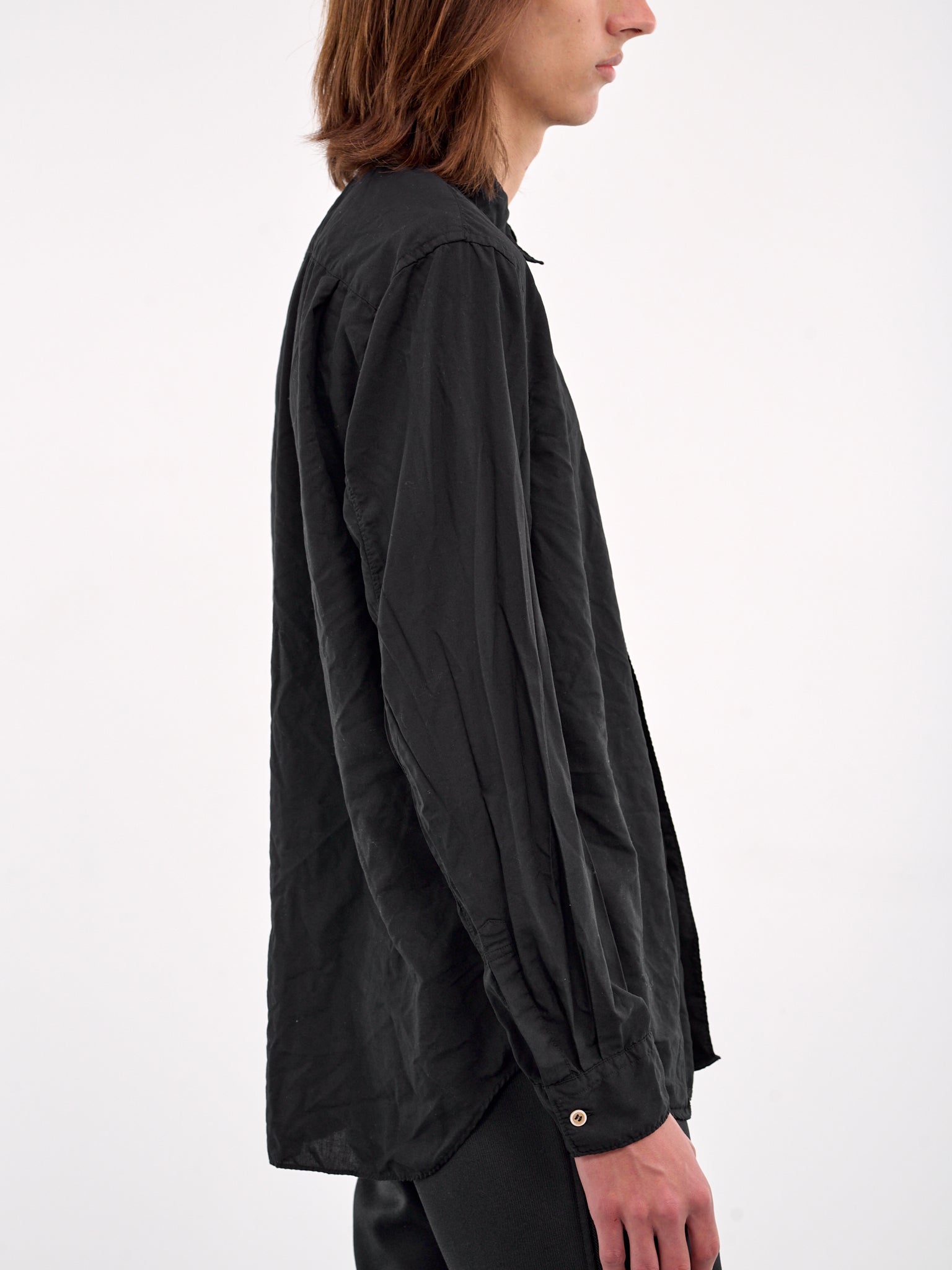 Classic Button-Up Shirt (PO-B033-S25-BLACK)