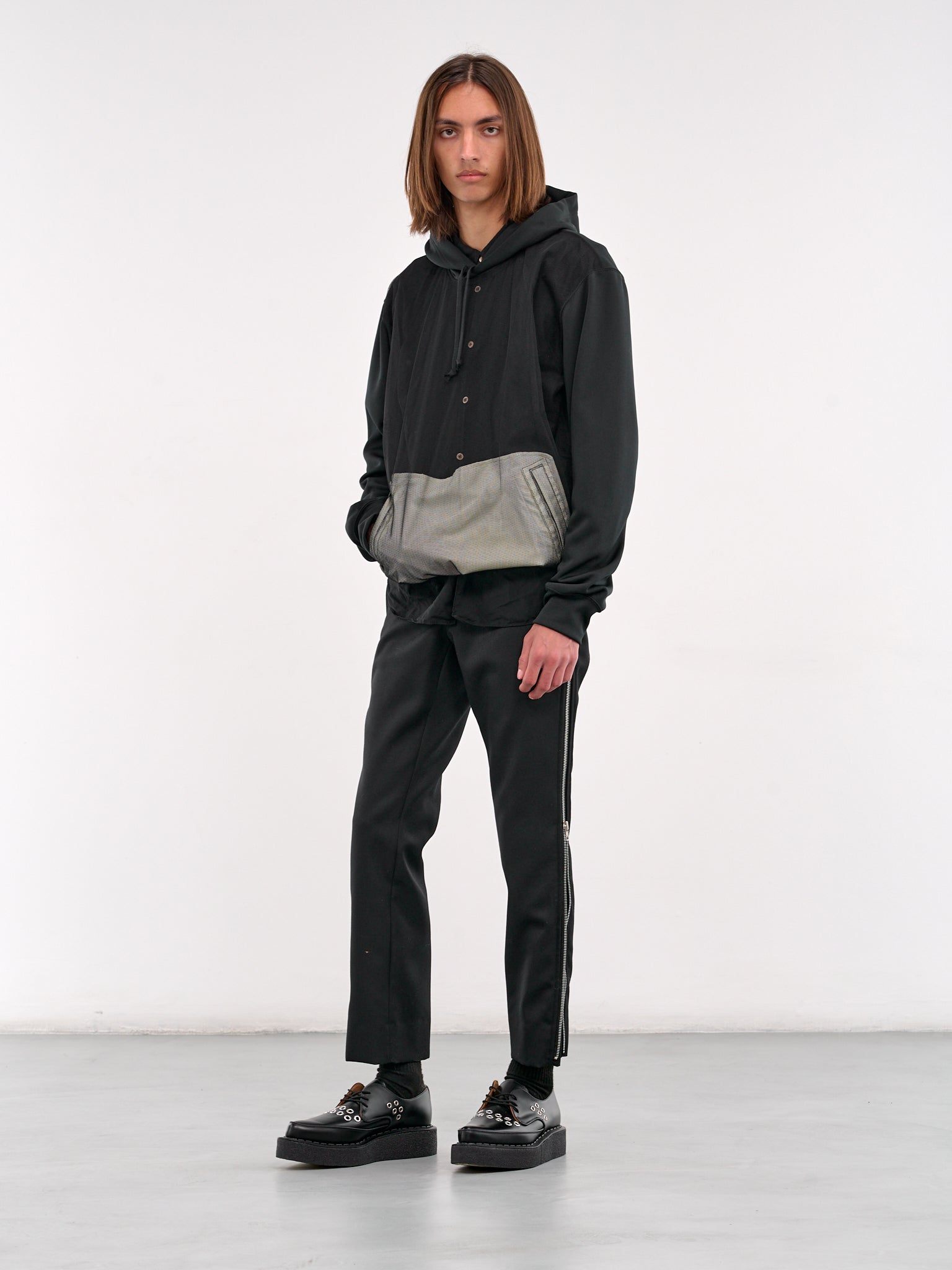 Classic Button-Up Shirt (PO-B033-S25-BLACK)