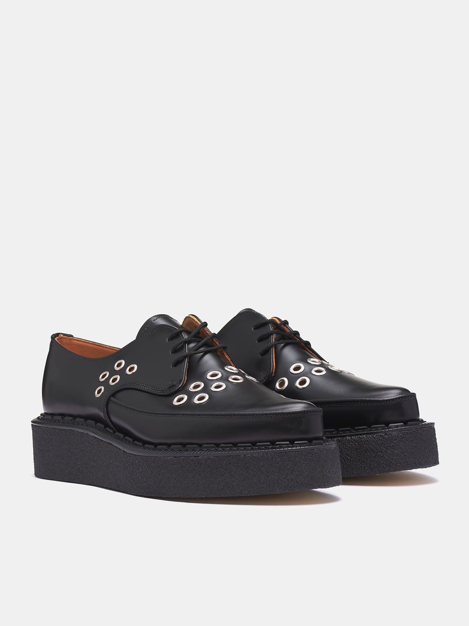 George Cox Diano Creepers (PO-K102-BLACK)