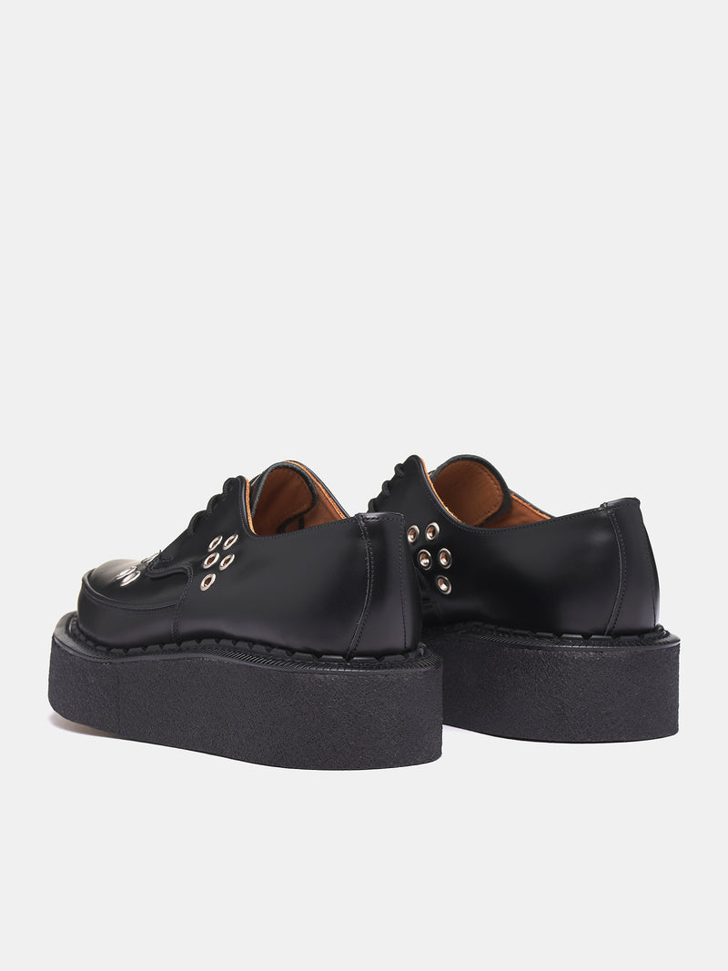 George Cox Diano Creepers (PO-K102-BLACK)