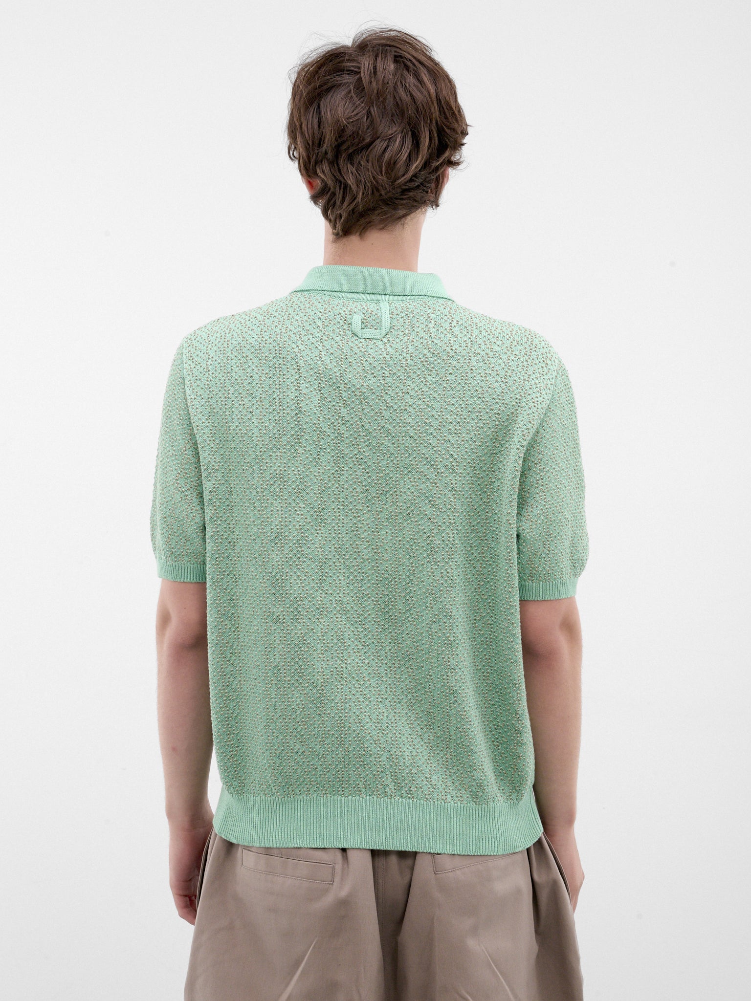 Mint Knit Polo Shirt (POM00626AK00334-MINT-GREEN)