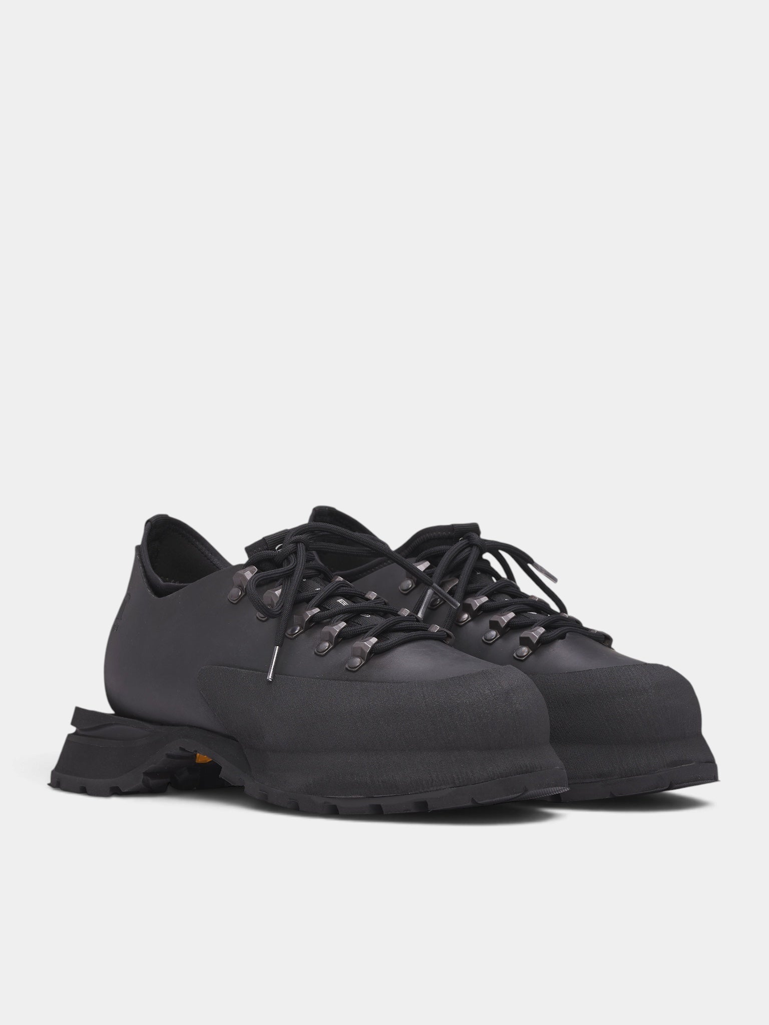 Poyana Black Leather Shoes (POYANA-BLACK)
