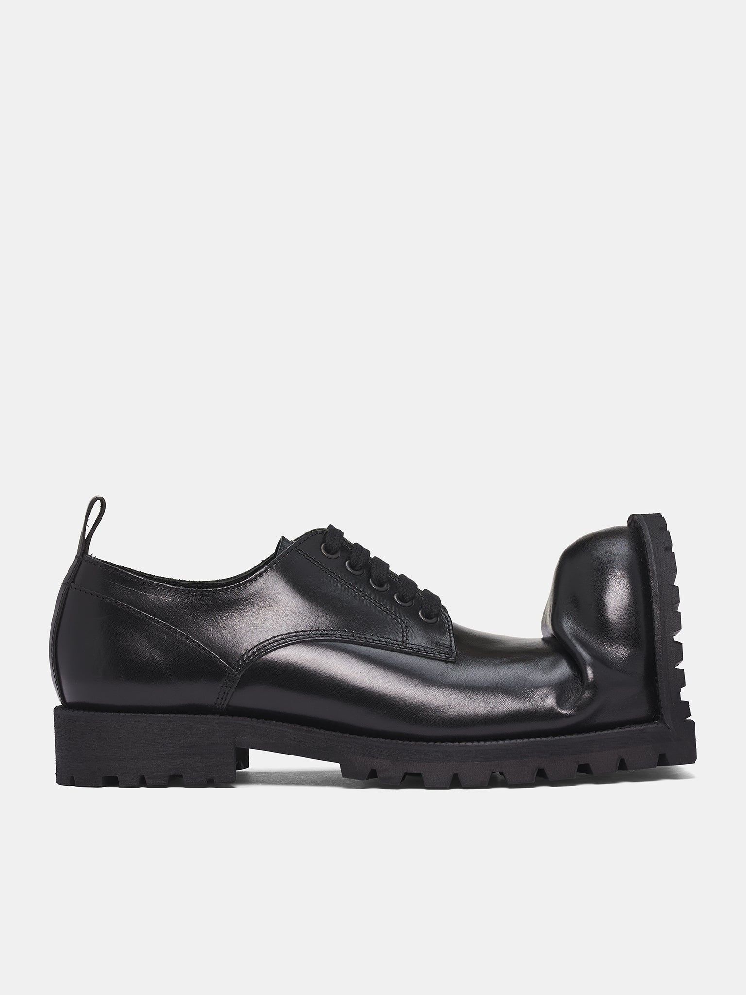 CDG x KLG Crushed Toe Derbies (PP-K102-001-BLACK)