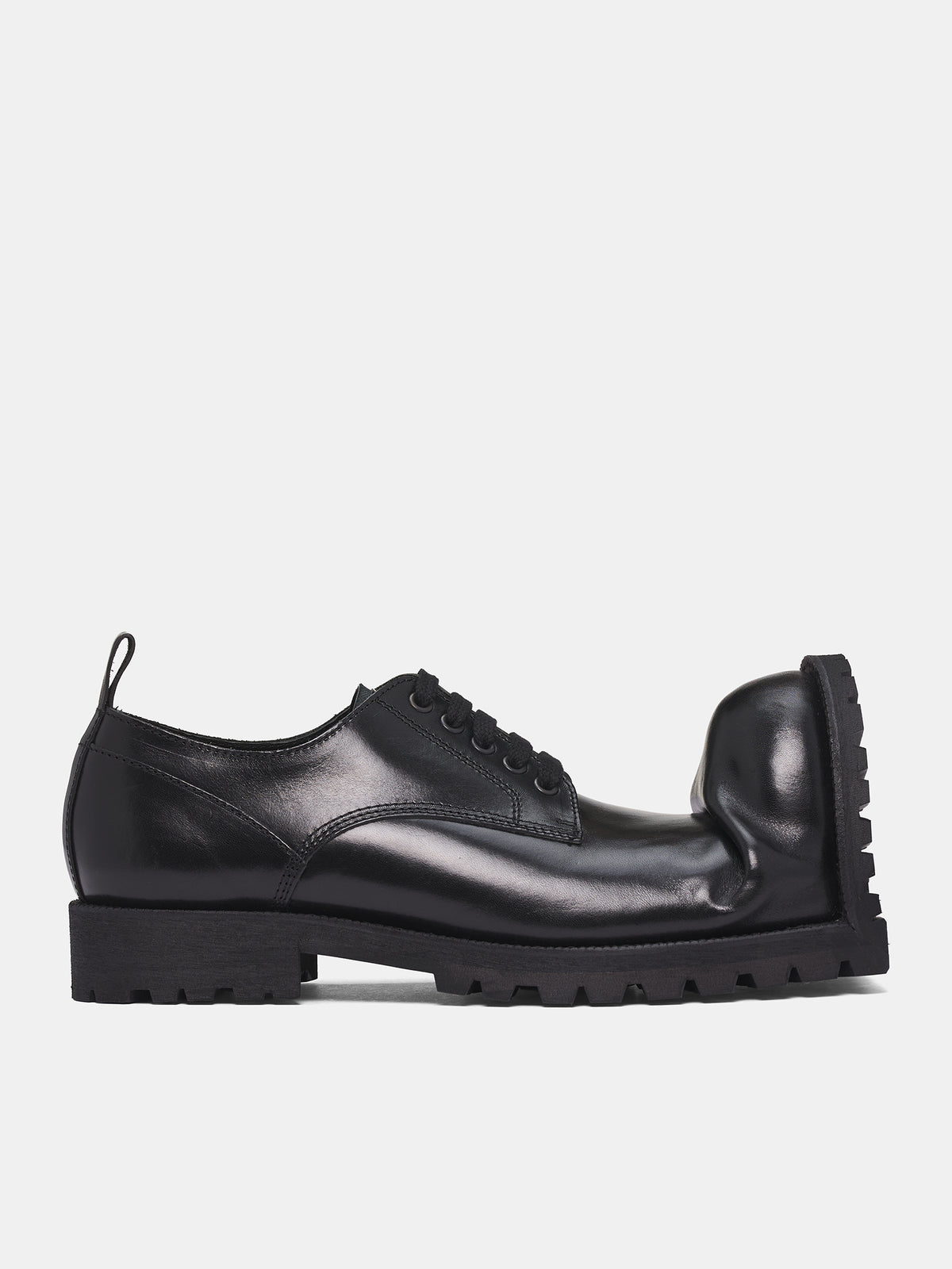 CDG x KLG Crushed Toe Derbies (PP-K102-001-BLACK)