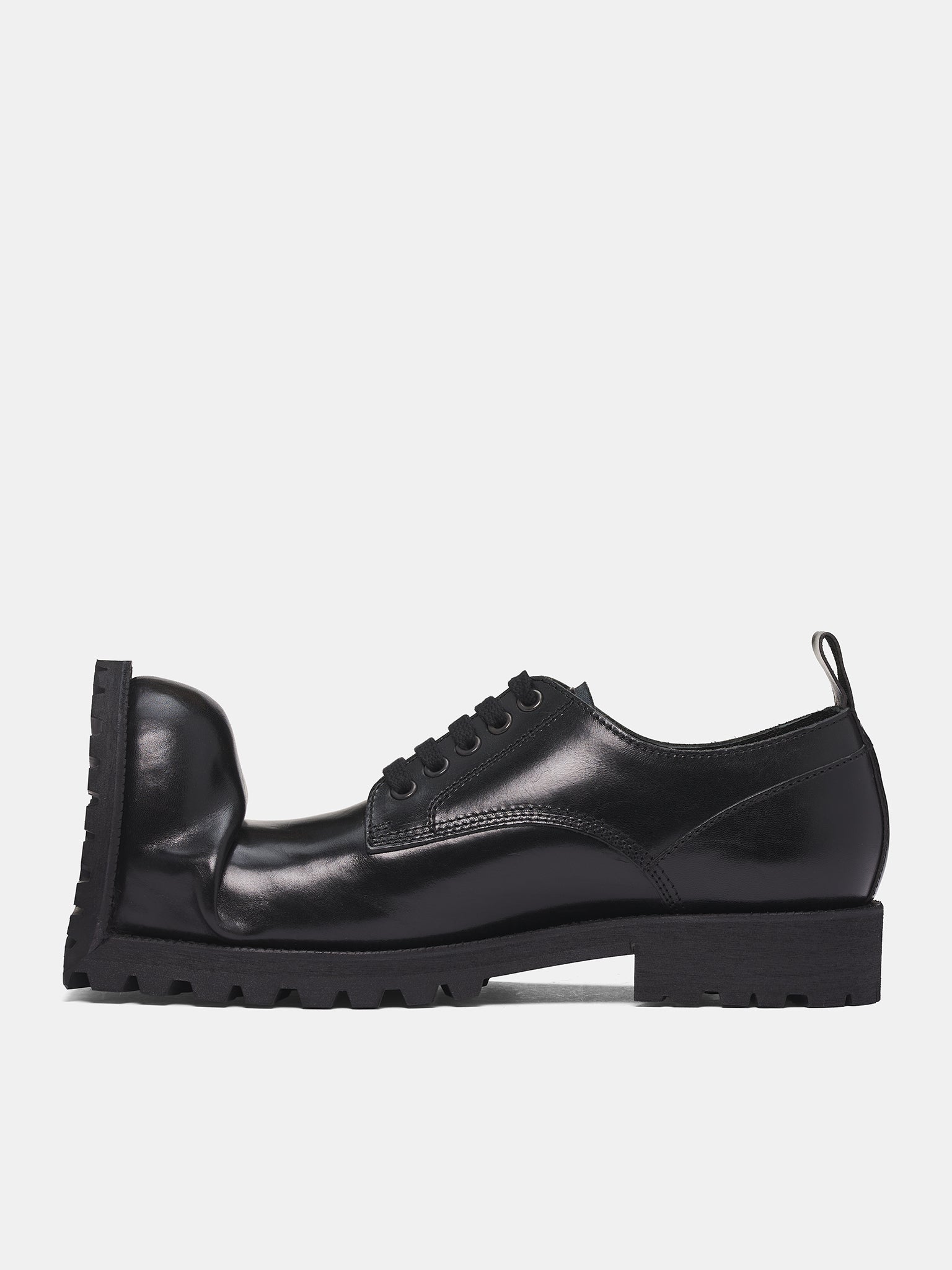 CDG x KLG Crushed Toe Derbies (PP-K102-001-BLACK)