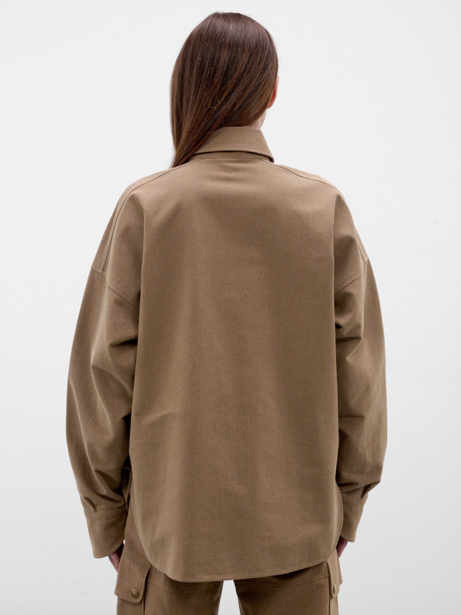 Camel Desert Code Shirt (PPFW26SR01320-0003-CAMEL)