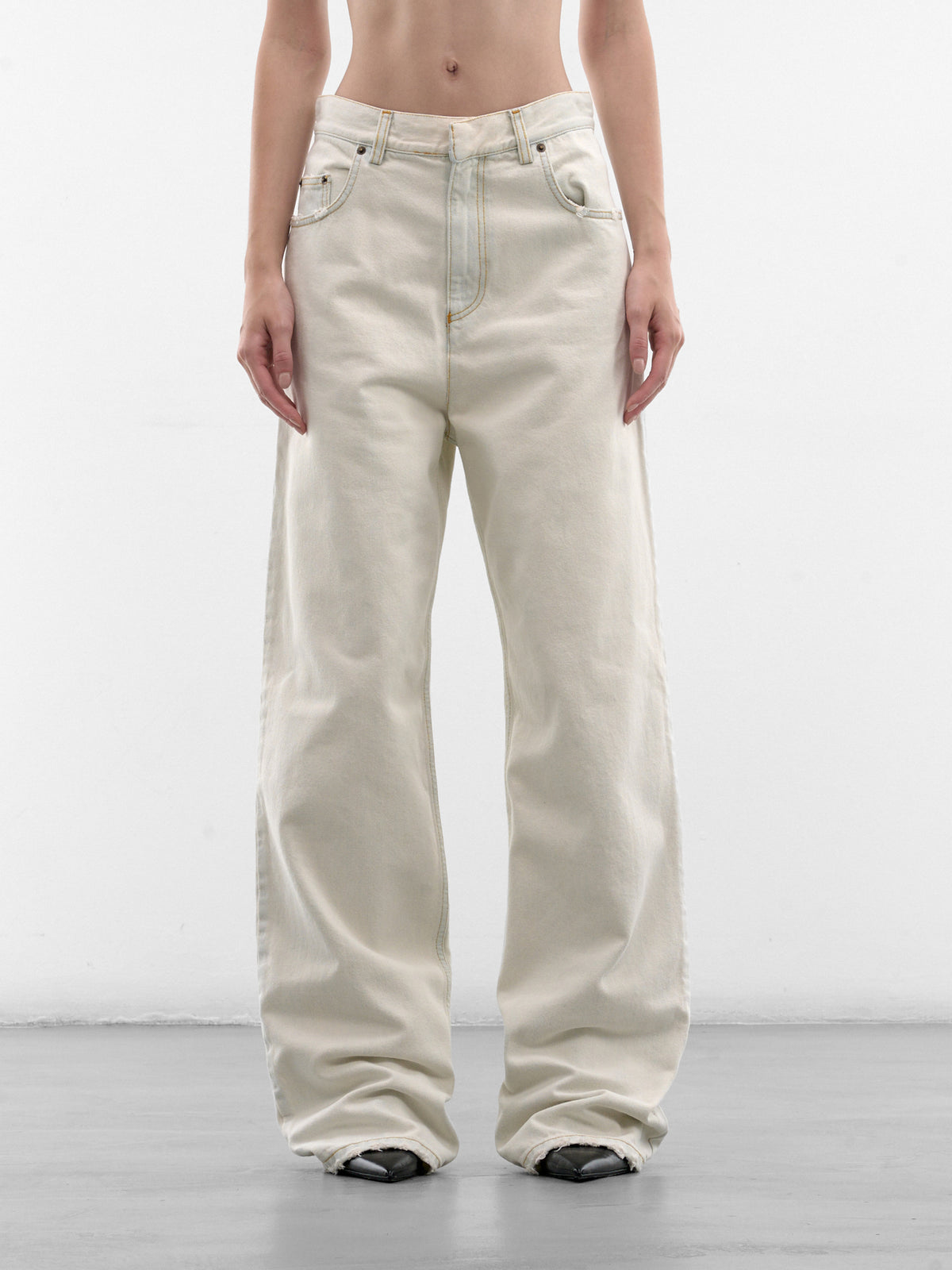 Sky Denim Wide Leg Jeans (PPSS26PA03012-0181-SKY)