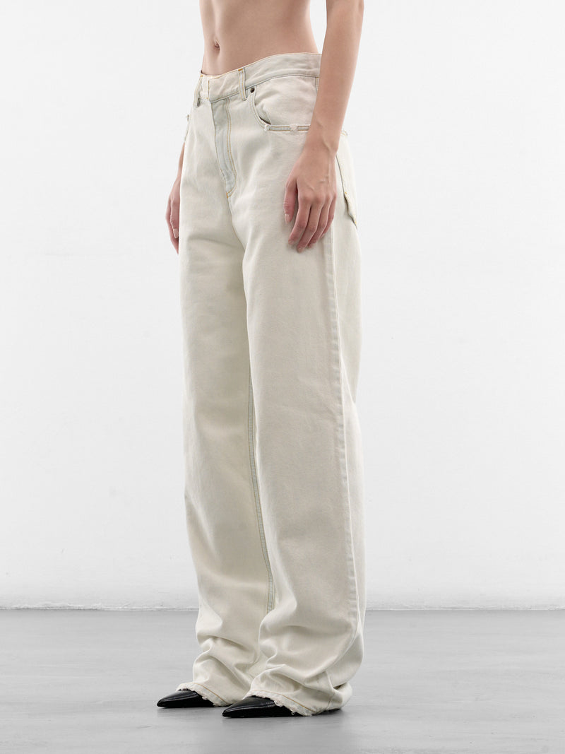 Sky Denim Wide Leg Jeans (PPSS26PA03012-0181-SKY)