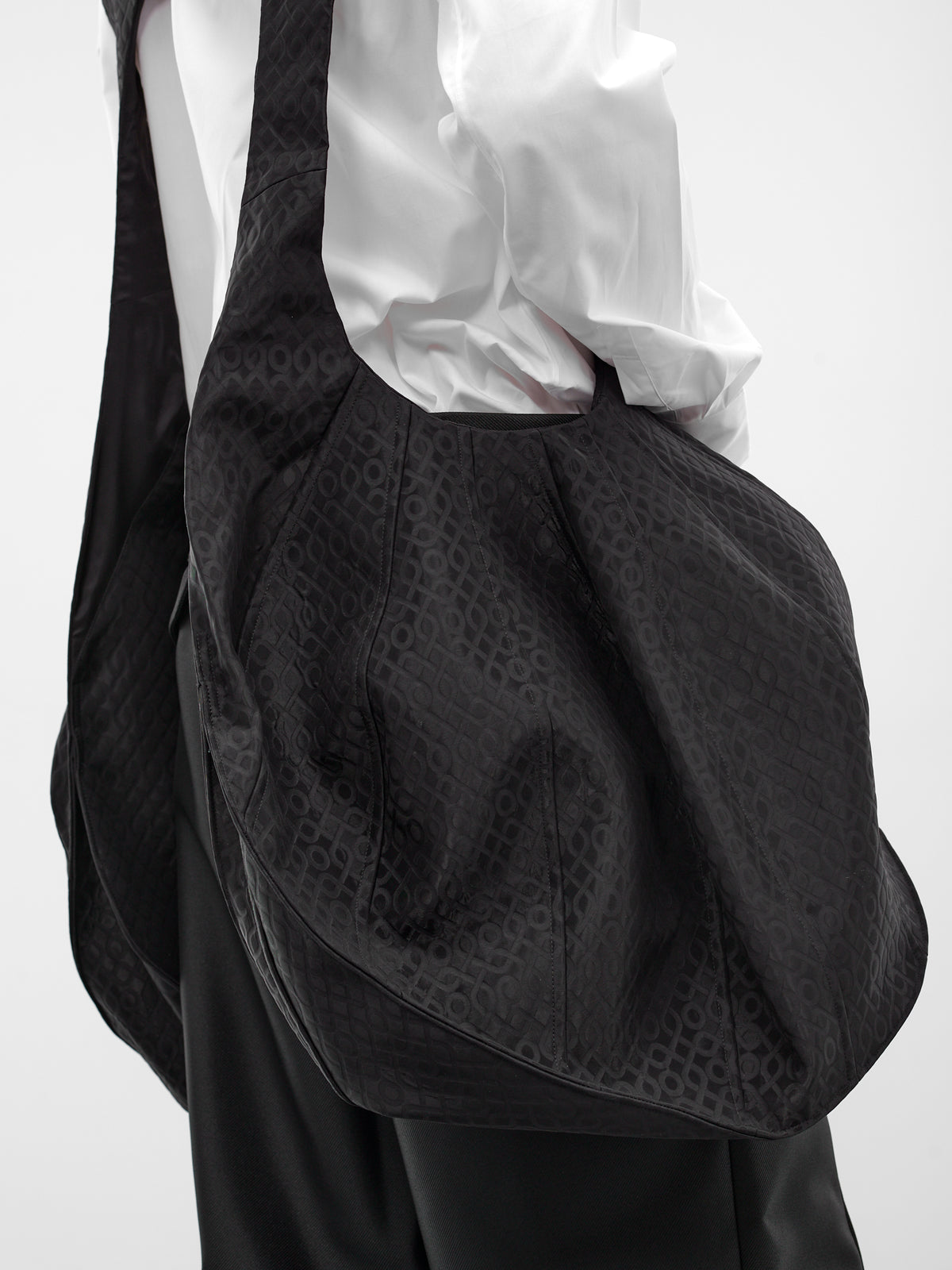 Black Sculptural Bubble Vest (PQ-A002-S26-BLACK)