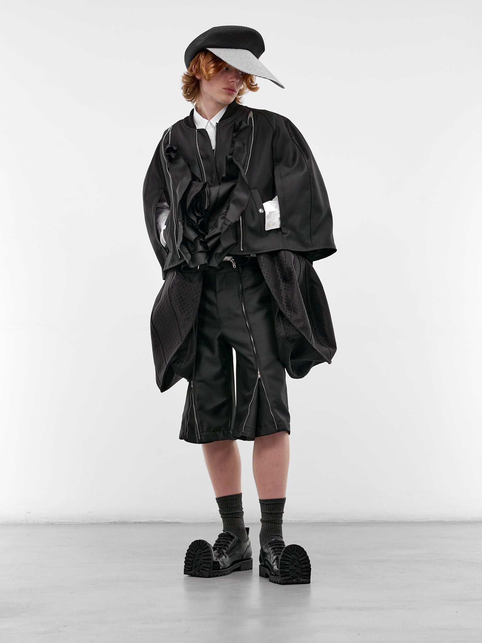 COMME DES GARCONS HOMME+ White Button-Up Shirt | H.Lorenzo - styled