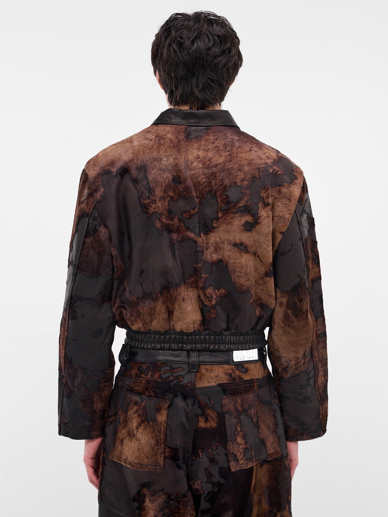 Brown Predator Leather Jacket (PREDATOR-COW-HYDE-BROWN)
