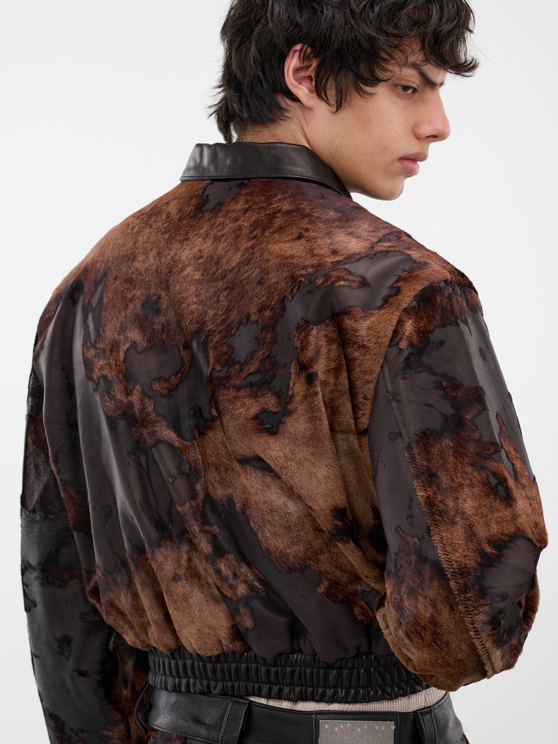 Brown Predator Leather Jacket (PREDATOR-COW-HYDE-BROWN)