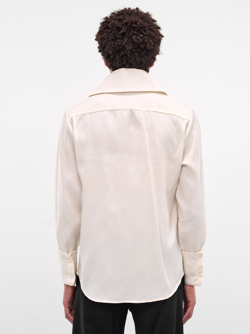 Ivory Princeso Wool-Silk Shirt (PRINCESO-SHIRT-IVORY)