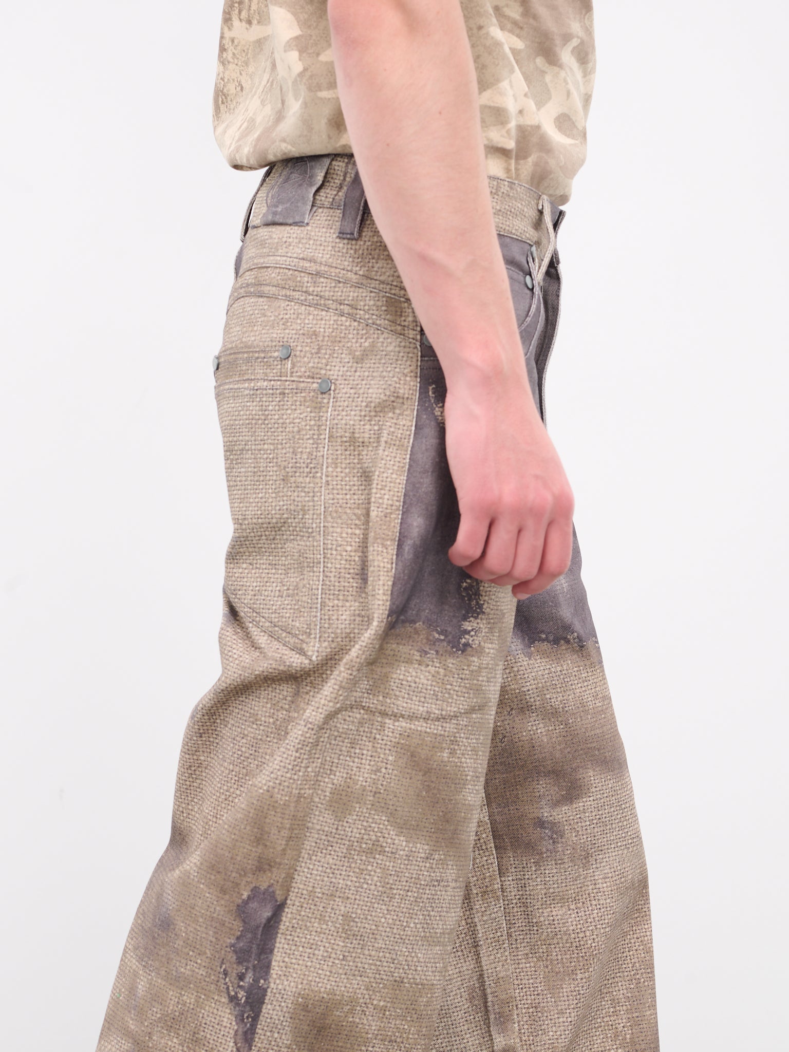 Printed Used Denim Trousers (PRINTED-USED-DENIM-GREY)