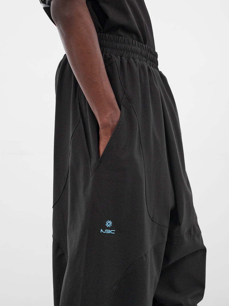 Nomad Black Nylon Baggy Pants (PT-00-EB-EUPHORIC-BLACK)