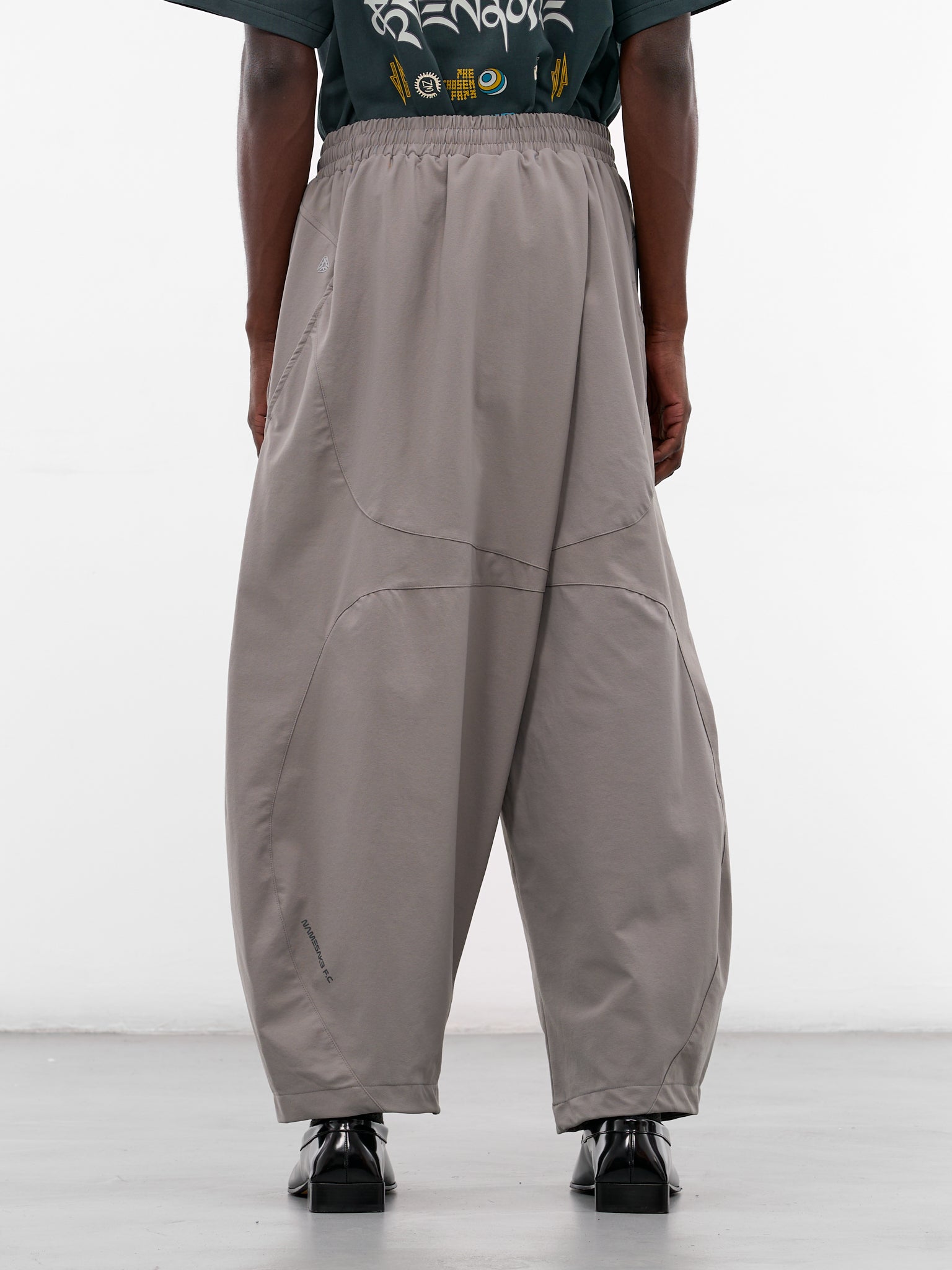 Nomad Gray Nylon Baggy Pants (PT-00-SG-SILENT-GREY)