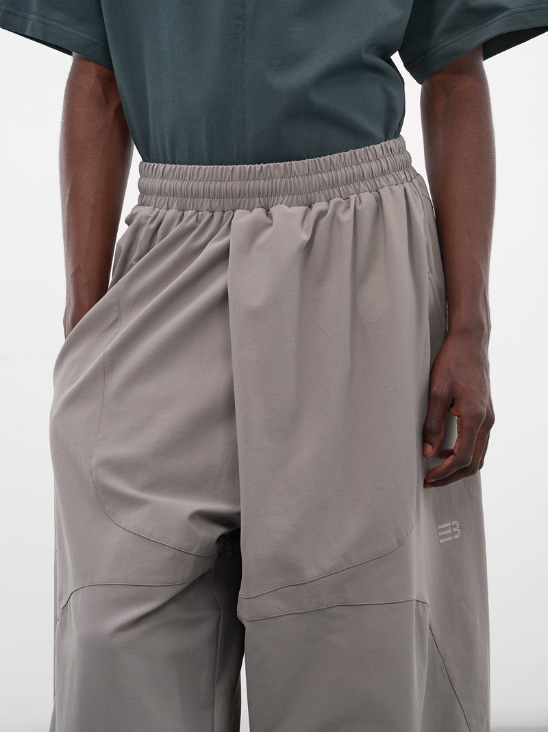 Nomad Gray Nylon Baggy Pants (PT-00-SG-SILENT-GREY)